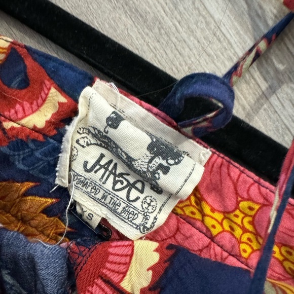 Jaase Women's Wonderland Jumpsuit in Caviar Pants Blue/Pink Size XS - Picture 4 of 6